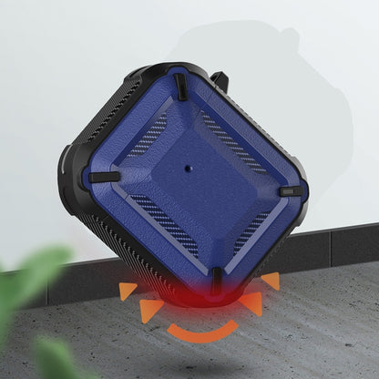 Wireless Earphones Shockproof Diamond Square Pattern Silicone Protective Case, For AirPods 1/2