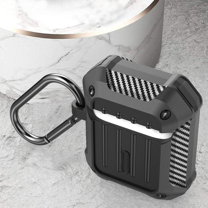 Wireless Earphones Shockproof Carbon Fiber Luggage TPU Protective Case