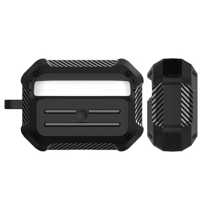 Wireless Earphones Shockproof Carbon Fiber Luggage TPU Protective Case