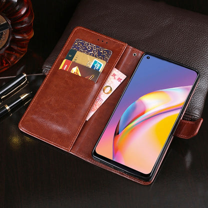 idewei Crazy Horse Texture Horizontal Flip Leather Case with Holder & Card Slots & Wallet, Series 3