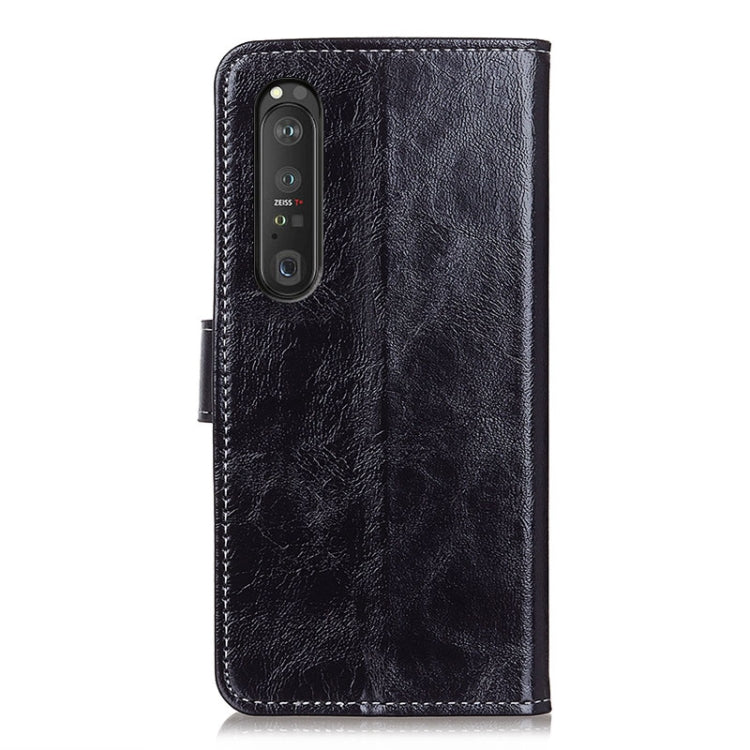 Retro Crazy Horse Texture Horizontal Flip Leather Case with Holder & Card Slots & Photo Frame & Wallet