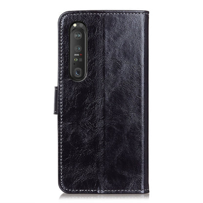 Retro Crazy Horse Texture Horizontal Flip Leather Case with Holder & Card Slots & Photo Frame & Wallet