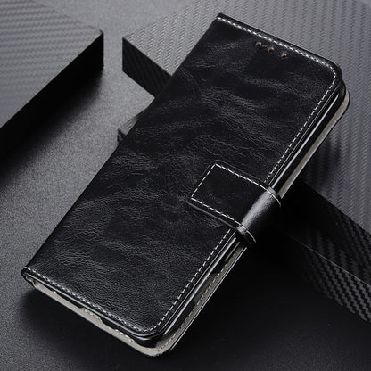 Retro Crazy Horse Texture Horizontal Flip Leather Case with Holder & Card Slots & Photo Frame & Wallet