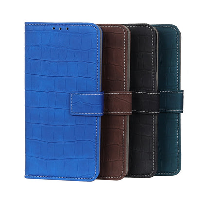 Crocodile Texture Horizontal Flip Leather Case with Holder & Card Slots & Wallet & Photo Frame