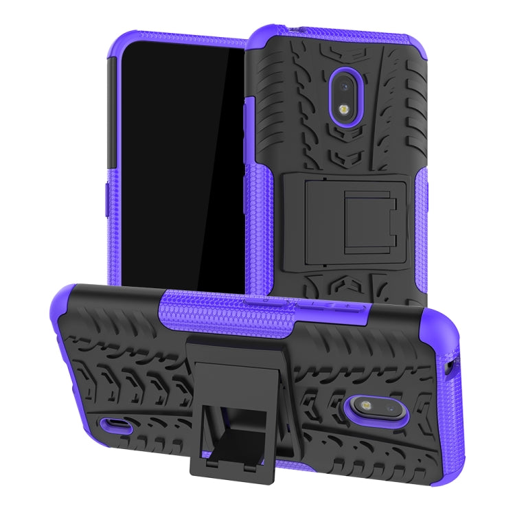 Tire Texture TPU + PC Shockproof Case with Holder