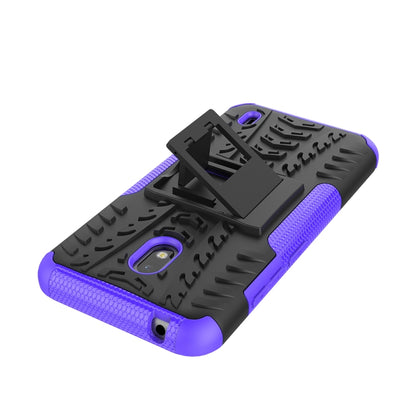 Tire Texture TPU + PC Shockproof Case with Holder