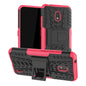 Tire Texture TPU + PC Shockproof Case with Holder