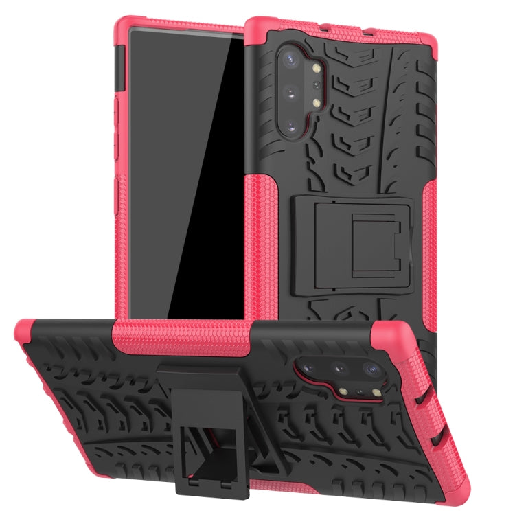 Tire Texture TPU + PC Shockproof Case with Holder