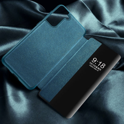 Magnetic Side Window View Shockproof Horizontal Flip Leather Case, For Samsung Galaxy S21 5G, For Samsung Galaxy S21+ 5G, For Samsung Galaxy S21 Ultra 5G, For Samsung Galaxy A12, For Samsung Galaxy S20 FE