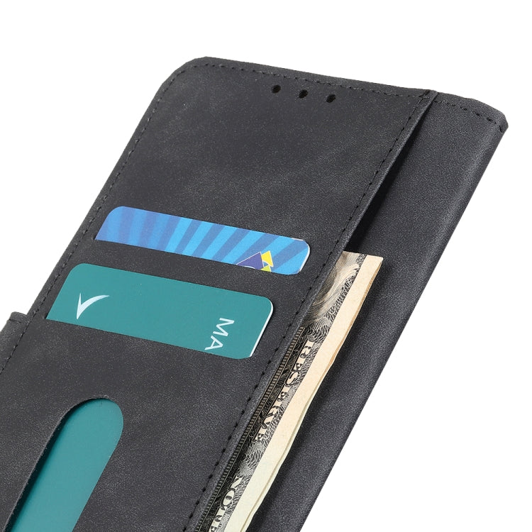 KHAZNEH Retro Texture PU + TPU Horizontal Flip Leather Case with Holder & Card Slots & Wallet