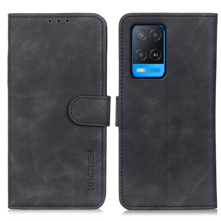 KHAZNEH Retro Texture PU + TPU Horizontal Flip Leather Case with Holder & Card Slots & Wallet