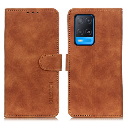 KHAZNEH Retro Texture PU + TPU Horizontal Flip Leather Case with Holder & Card Slots & Wallet