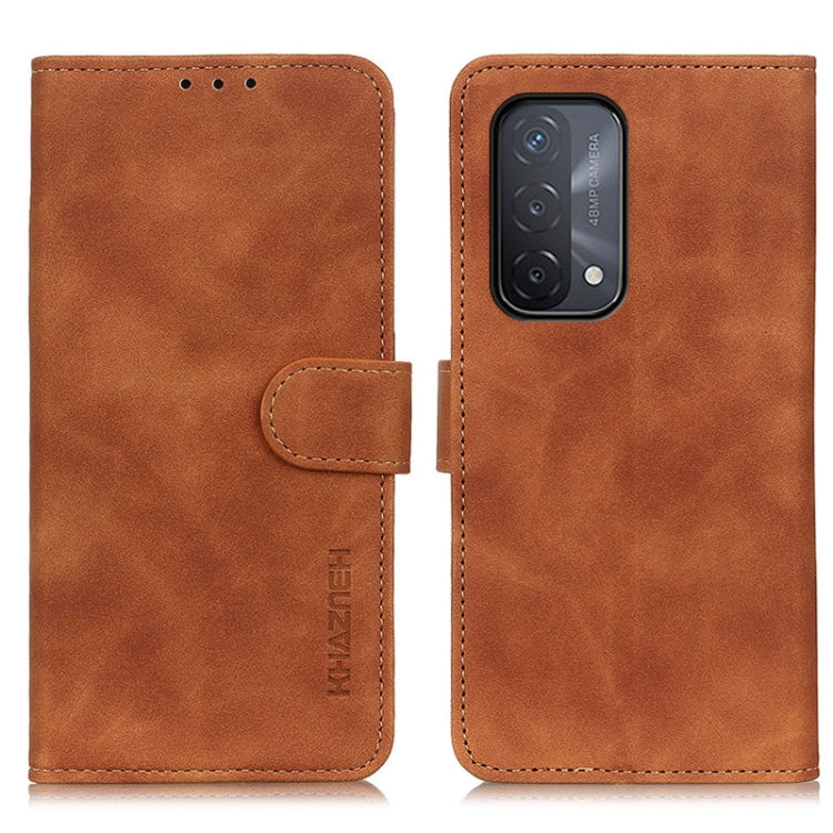 KHAZNEH Retro Texture PU + TPU Horizontal Flip Leather Case with Holder & Card Slots & Wallet