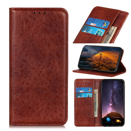 Magnetic Crazy Horse Texture Horizontal Flip Leather Case with Holder & Card Slots & Wallet