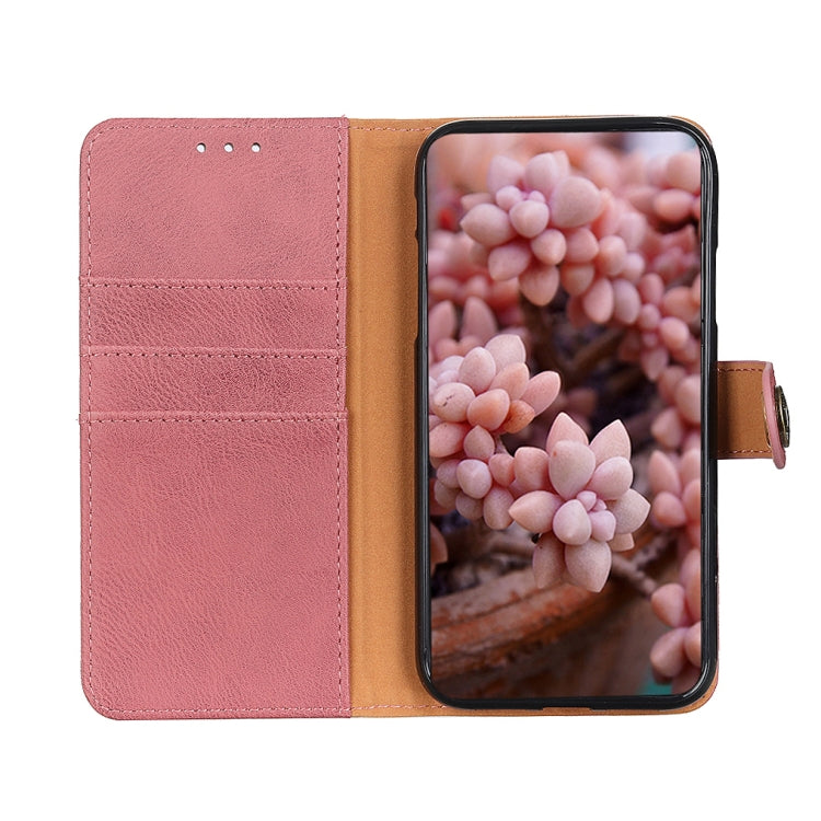 KHAZNEH Cowhide Texture Horizontal Flip Leather Case with Holder & Card Slots & Wallet