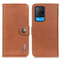 KHAZNEH Cowhide Texture Horizontal Flip Leather Case with Holder & Card Slots & Wallet