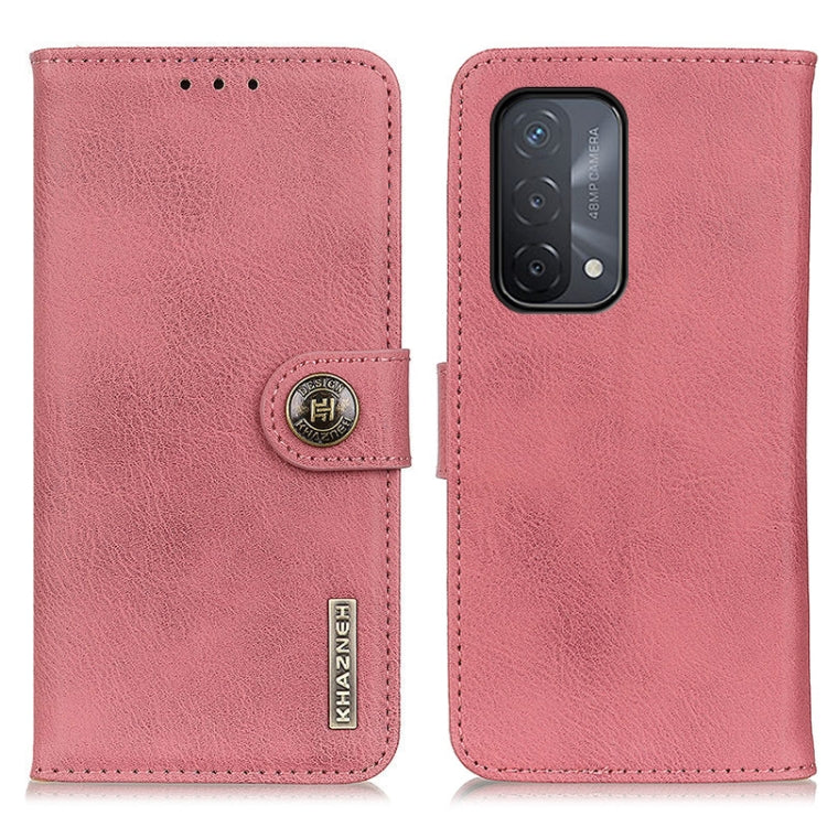 KHAZNEH Cowhide Texture Horizontal Flip Leather Case with Holder & Card Slots & Wallet, For OnePlus 9R, For OPPO A54 4G, For OPPO A93 5G / A54 5G / A74 5G