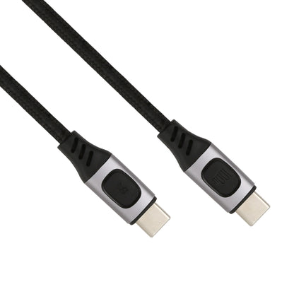 100W 5A USB-C / Type-C Male to USB-C / Type-C Male PD Fast Charging Braided Data Cable