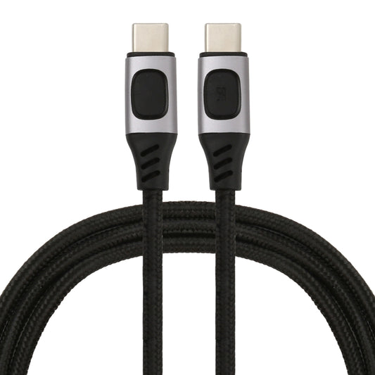 100W 5A USB-C / Type-C Male to USB-C / Type-C Male PD Fast Charging Braided Data Cable