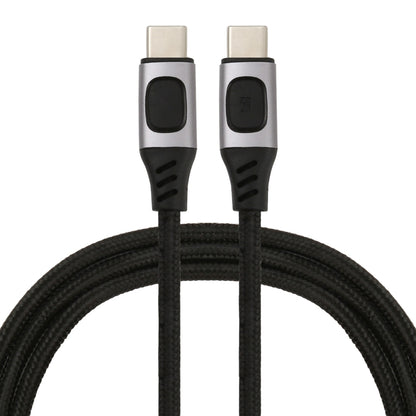 100W 5A USB-C / Type-C Male to USB-C / Type-C Male PD Fast Charging Braided Data Cable