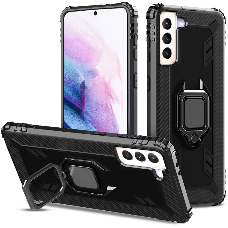 Carbon Fiber Protective Case with 360 Degree Rotating Ring Holder