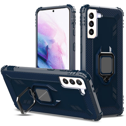 Carbon Fiber Protective Case with 360 Degree Rotating Ring Holder