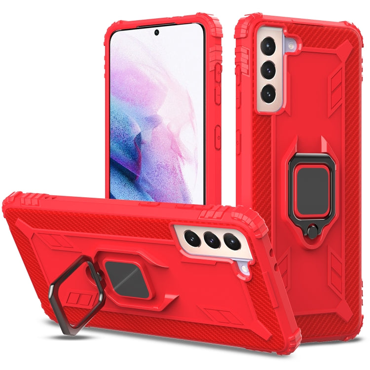 Carbon Fiber Protective Case with 360 Degree Rotating Ring Holder
