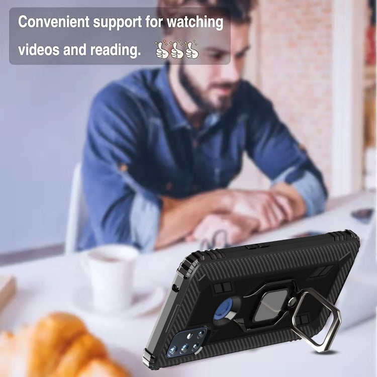 Carbon Fiber Protective Case with 360 Degree Rotating Ring Holder