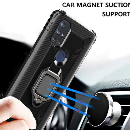 Carbon Fiber Protective Case with 360 Degree Rotating Ring Holder