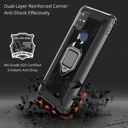 Carbon Fiber Protective Case with 360 Degree Rotating Ring Holder