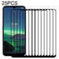 25 PCS Full Glue Full Screen Tempered Glass Film