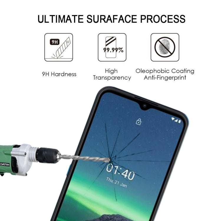 25 PCS Full Glue Full Screen Tempered Glass Film, For Nokia 1.4 (25 PCS)