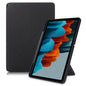 Cloth Texture Multi-folding Horizontal Flip PU Leather Shockproof Case with Holder & Sleep / Wake-up Function, For Samsung Galaxy Tab S8+ / Tab S8 Plus /  Tab S7 FE / Tab S7+ T970 / T975, For Samsung Galaxy Tab S8 / Galaxy Tab S7 T870