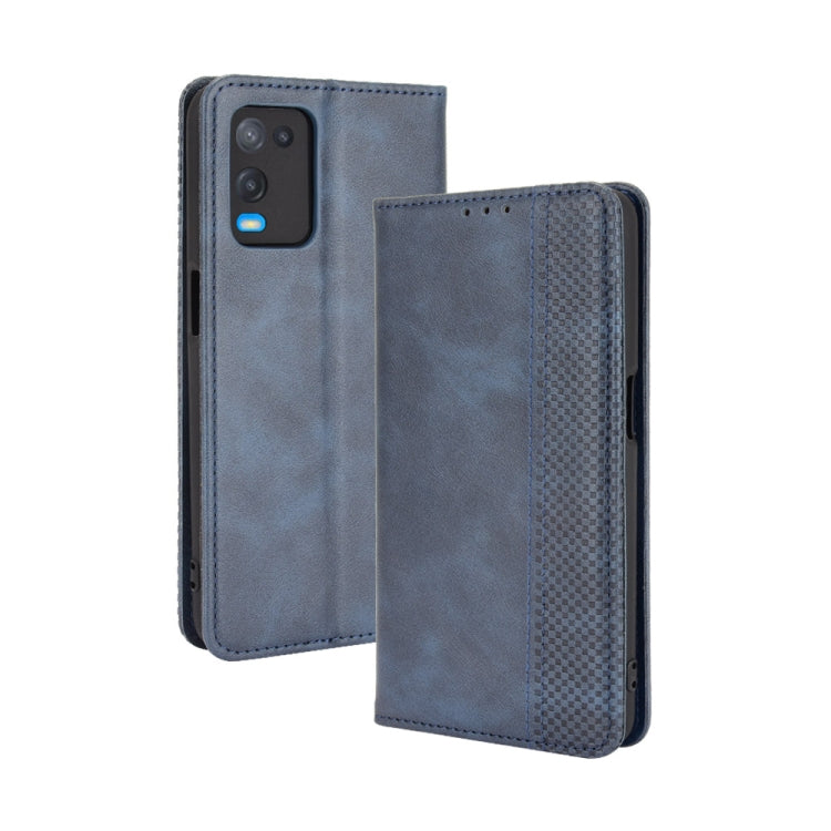 Magnetic Buckle Retro Crazy Horse Texture Horizontal Flip Leather Case with Holder & Card Slots & Photo Frame, For OPPO A54 4G, For OPPO A93 5G, For OPPO A94 4G / F19 Pro 4G / Reno5 F, For OPPO Find X3 Lite / Reno5 5G, For OPPO Realme C21              ...