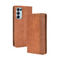 Magnetic Buckle Retro Crazy Horse Texture Horizontal Flip Leather Case with Holder & Card Slots & Photo Frame, Series 2