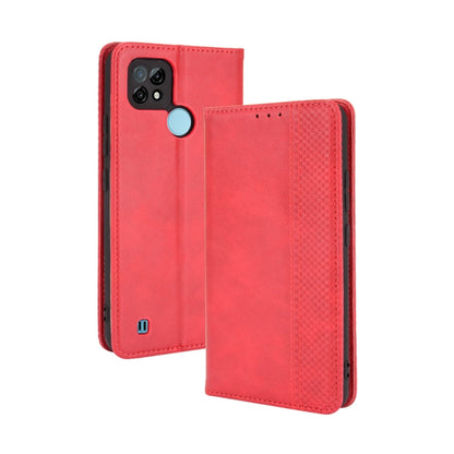 Magnetic Buckle Retro Crazy Horse Texture Horizontal Flip Leather Case with Holder & Card Slots & Photo Frame, Series 1