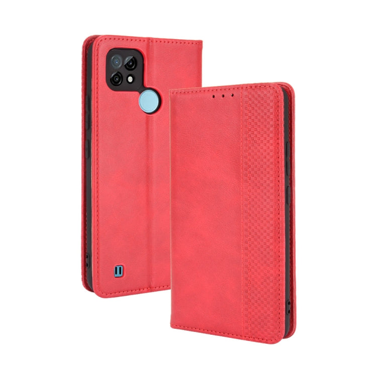 Magnetic Buckle Retro Crazy Horse Texture Horizontal Flip Leather Case with Holder & Card Slots & Photo Frame, For OPPO A54 4G, For OPPO A93 5G, For OPPO A94 4G / F19 Pro 4G / Reno5 F, For OPPO Find X3 Lite / Reno5 5G, For OPPO Realme C21              ...