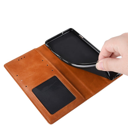 Magnetic Buckle Retro Crazy Horse Texture Horizontal Flip Leather Case with Holder & Card Slots & Photo Frame, Series 2