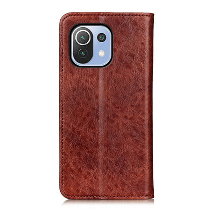 Magnetic Crazy Horse Texture Horizontal Flip Leather Case with Holder & Card Slots & Wallet, For Xiaomi Mi 11 Lite 5G / 4G, For Xiaomi Mi 11 Pro 5G / 4G, For OPPO F19 Pro+ 5G / Reno5 Z