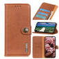 KHAZNEH Cowhide Texture Horizontal Flip Leather Case with Holder & Card Slots & Wallet