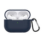 Solid Color Silicone Earphone Protective Case for AirPods 3, with Hook