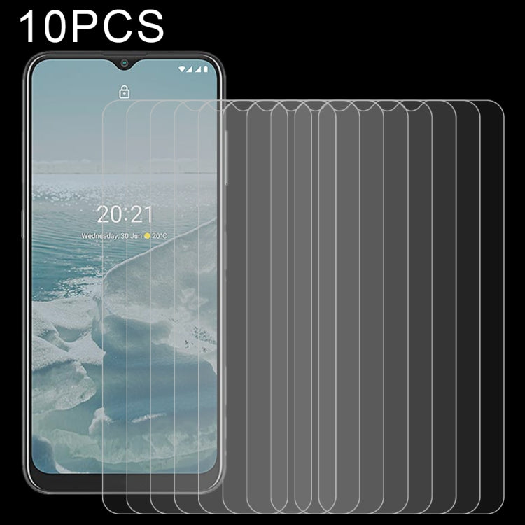 10 PCS 0.26mm 9H 2.5D Tempered Glass Film, For Nokia X20 (10 PCS), For Nokia X10 (10 PCS), For Nokia G20 (10 PCS), For Nokia G10 (10 PCS)
