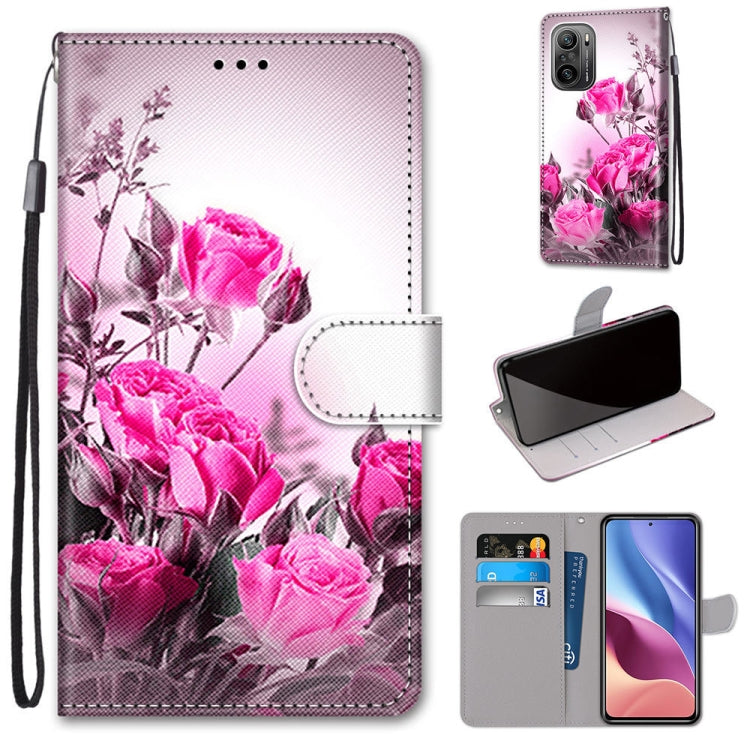 Coloured Drawing Cross Texture Horizontal Flip PU Leather Case with Holder & Card Slots & Wallet & Lanyard, Series 1