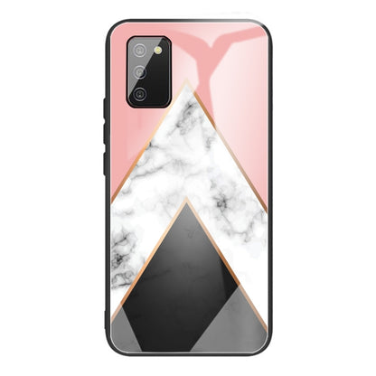 Marble Tempered Glass Back Cover TPU Border Case