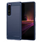 Brushed Texture Carbon Fiber TPU Case, For Sony Xperia 1 III, For Sony Xperia 10 III