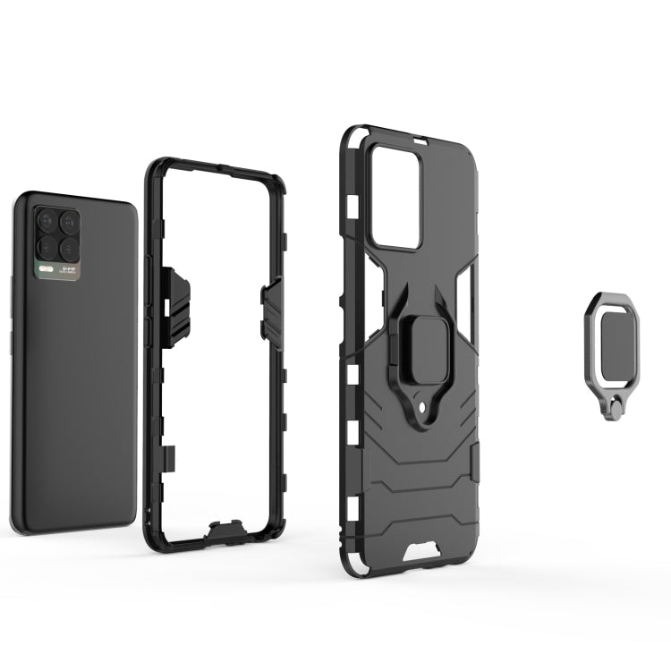 Shockproof PC + TPU Protective Case with Magnetic Ring Holder, For OPPO Realme 8, For OnePlus 9R, For Xiaomi Mi 11 Lite