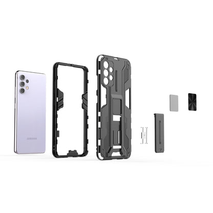 Supersonic PC + TPU Shock-proof Protective Case with Holder, For Samsung Galaxy A32 4G, For Samsung Galaxy  S21 Ultra 5G