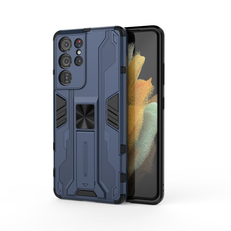 Supersonic PC + TPU Shock-proof Protective Case with Holder, For Samsung Galaxy A32 4G, For Samsung Galaxy  S21 Ultra 5G