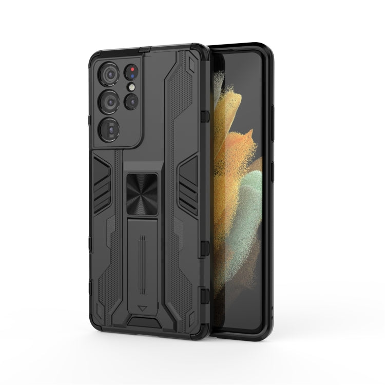 Supersonic PC + TPU Shock-proof Protective Case with Holder, For Samsung Galaxy A32 4G, For Samsung Galaxy  S21 Ultra 5G