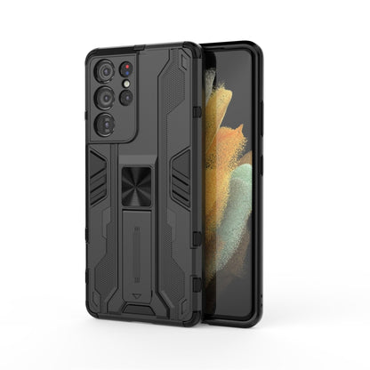 Supersonic PC + TPU Shock-proof Protective Case with Holder, For Samsung Galaxy A32 4G, For Samsung Galaxy  S21 Ultra 5G